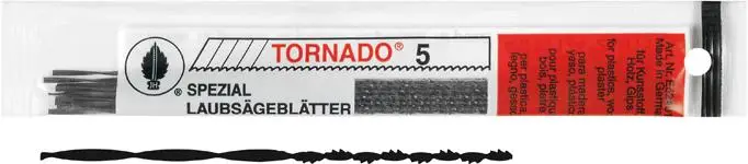 Laubsägebl.Tornado Gr. 1 rundgezahnt Neu Im Sortiment