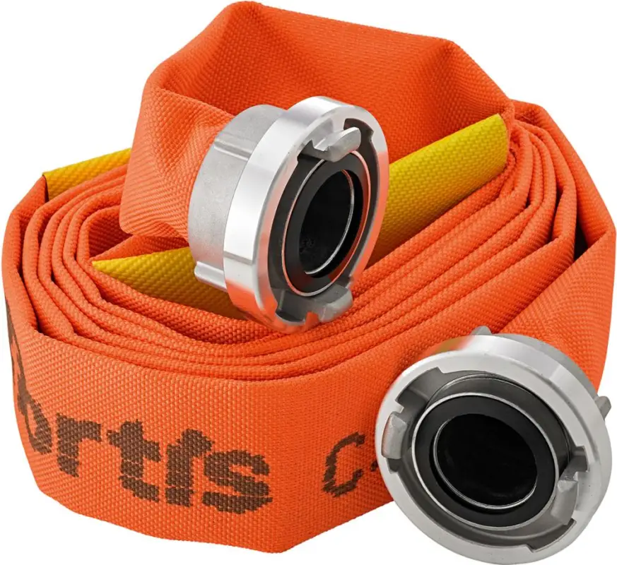 Rabatt FORTIS Bau-/Industrieflach schlauch, orange, A/102mmmit 2 Leckageschiebern, STORZ Kuppl. 20m
