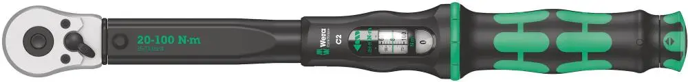 Zertifiziert WERA Drehmomentschlüssel Click-Torque 20-100Nm 1/2