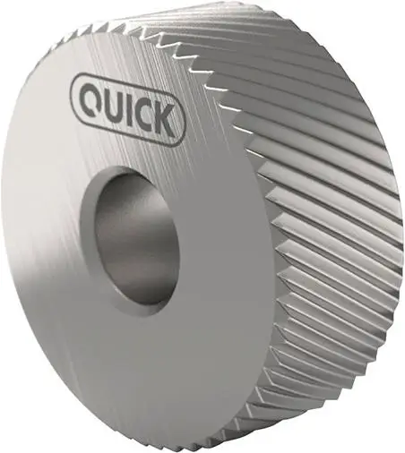 Must-Have QUICK Rändelrad PM BR 30Grad 15x4x4 G7 P0,8 mit Fase