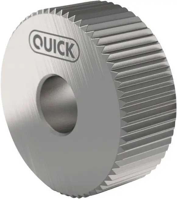 QUICK Rändelrad PM AA 15x4x4 G7 P0,6 mit Fase Expressversand