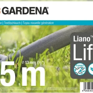 GARDENA Textilschlauch Set Liano Life 1/2" 15m Begrenztes Angebot
