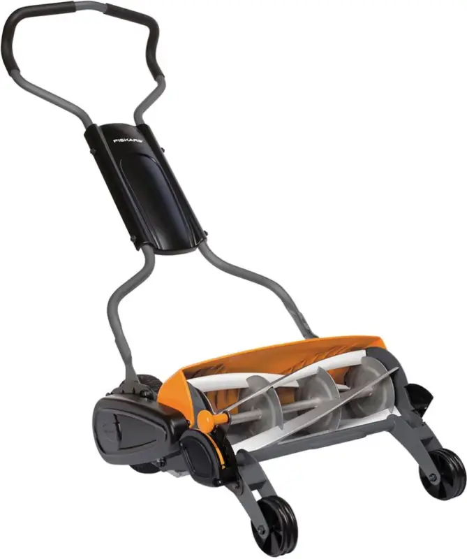 Abverkauf FISKARS Spindelmähermit Stiel, Momentum