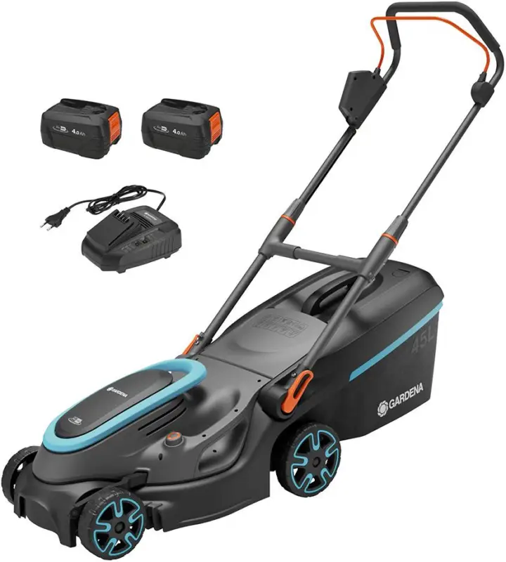 GARDENA Akku-Rasenmäher PowerMax 37/36V P4A Ready-To-Use Set Sonderaktion