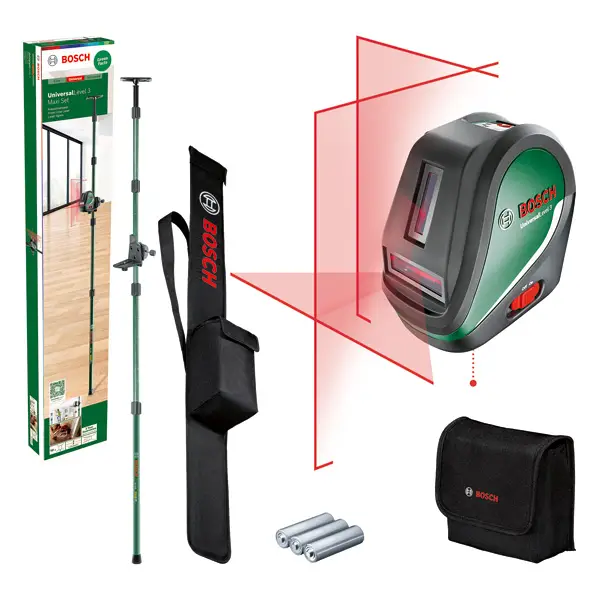 Schnäppchen BOSCH Kreuzlinien-Laser UniversalLevel 3 Maxi-Set