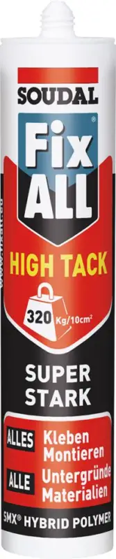 Fix ALL HIGH TACK 290ml hohe Anfangshaft. Knallerangebot