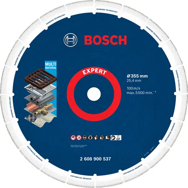 Neu Im Sortiment BOSCH EXPERT Diamond Metal Wheel Trennscheibe, 355x25,4 mm