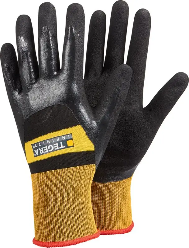 Ausverkauf TEGERA Strickhandschuh Nitrilbe.Tegera 8803, Gr. 10