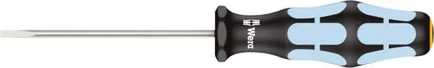 WERA Schraubendreher rostfrei Schlitz 3x0,5x 80mm Billig