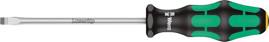 WERA Schraubendreher rund Schlitz 6x1x125mm Schnäppchen