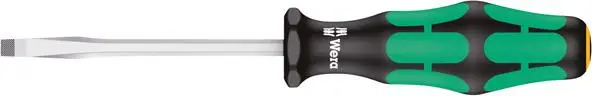 WERA Schraubendreher 6-kant Schlitz 3,5x0,6x75mm Highlight