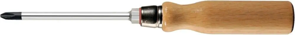Geprüft FORTIS Schraubendreher Holzheft PH 1x80mm