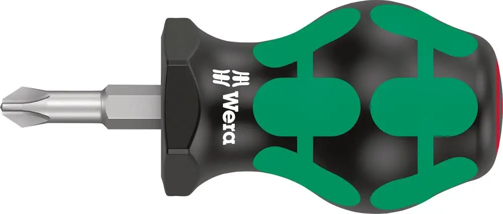 WERA Schraubendreher Stubby PH2x 25mm Finale Aktion