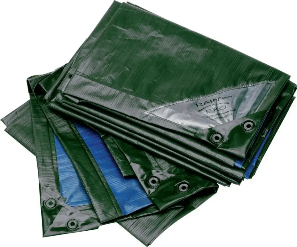 Echt RAINEXO - Abdeckplane 150g/qm, 1,5x6m, gr/bl