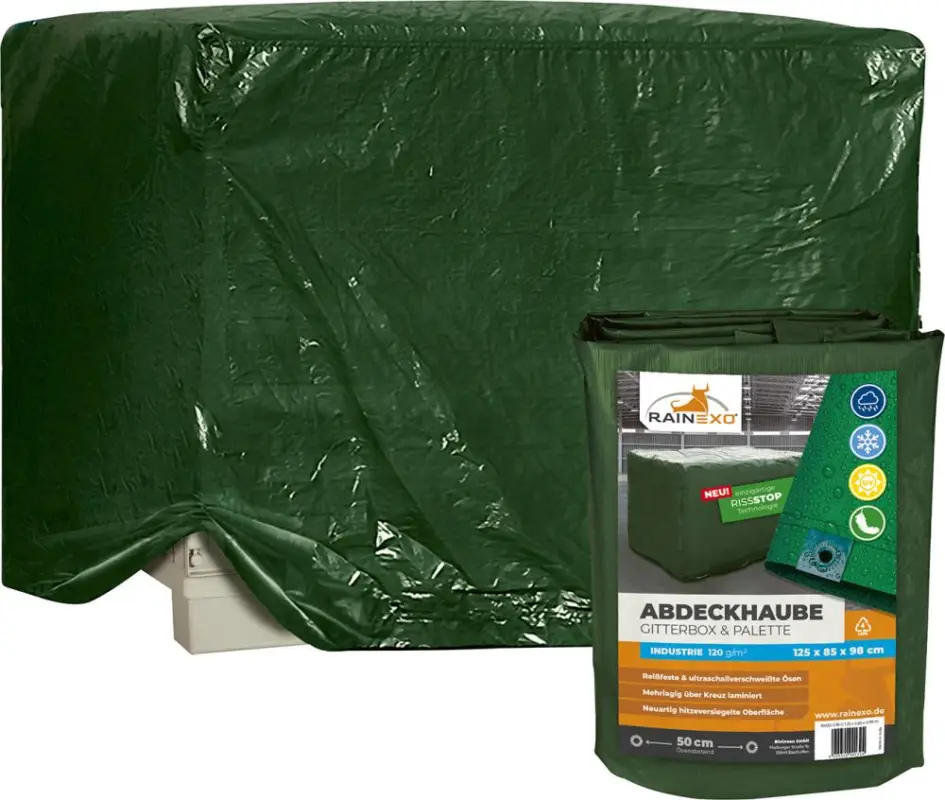 RAINEXO Abdeckhaube - Gitterbox, Grün Sale