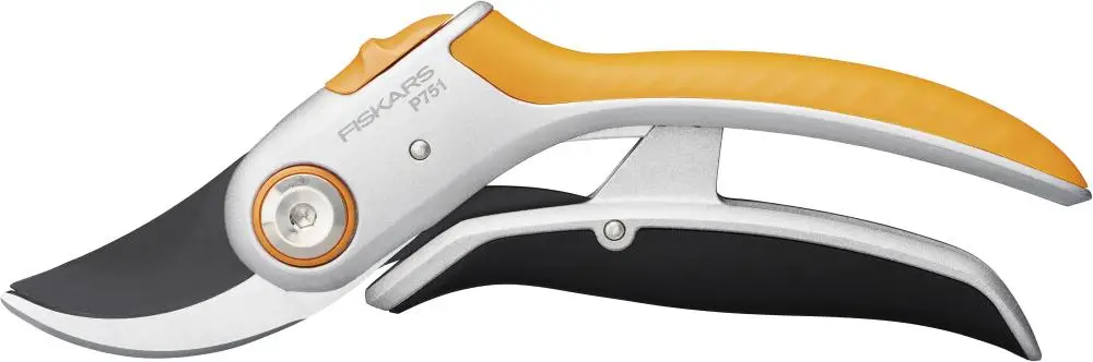 FISKARS Bypass Gartenschere Metall (P751) Plus PowerLever Neue Kollektion