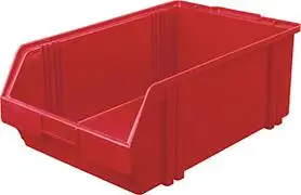 LA-KA-PE Sichtlagerkasten LK 1 rot 500/450x300x180 mm Knallerangebot