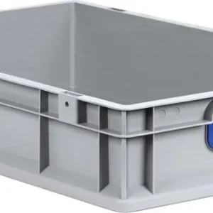 ALLIT EuroBox 612 Griffe offen,grau/blau BxTxH 600x400x120 Mega-Angebot