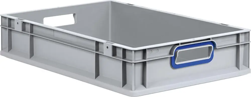 ALLIT EuroBox 612 Griffe offen,grau/blau BxTxH 600x400x120 Mega-Angebot