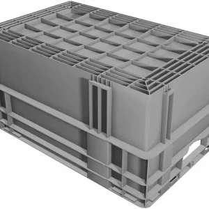 Top-Seller LA-KA-PE Drehstapelbehälter DTK 600x400x210 mm grau