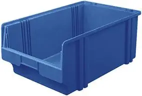 Sichere Zahlung LA-KA-PE Sichtlagerkasten LK 1B blau 500/450x300x200 mm