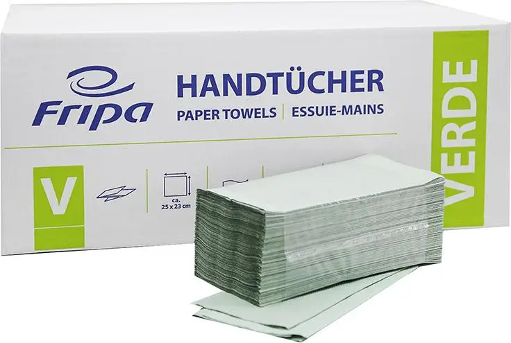 Neue Ware Fripa VERDE Handtuchpapier 1-lagig ZZ
