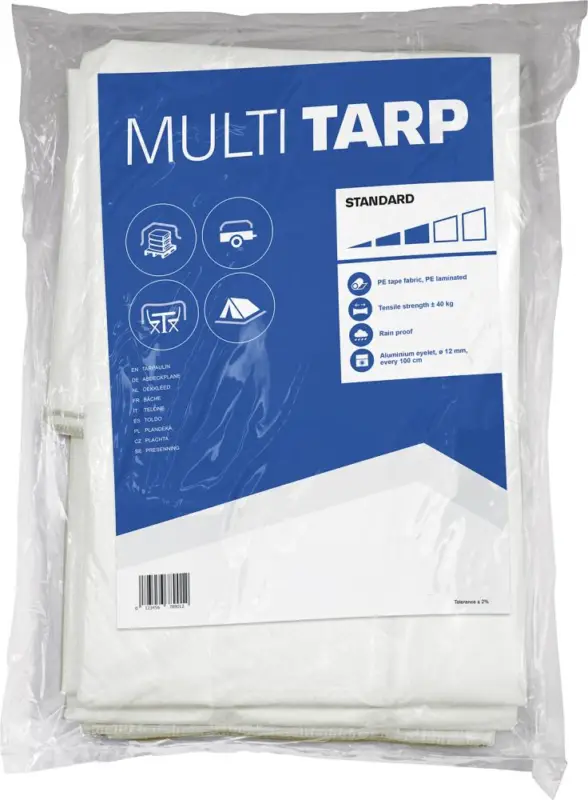 Plane Tex-Tarp 4x6 m, 120 Gr. Geprüft