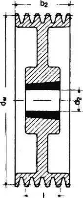 Keilrillenscheibe SPZ/10, 3-rillig, 200 mm, Taper-Buchse 2012 Aktuell