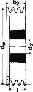 Keilrillenscheibe SPZ/10, 2-rillig, 75 mm, Taper-Buchse 1210 Wochenendangebot