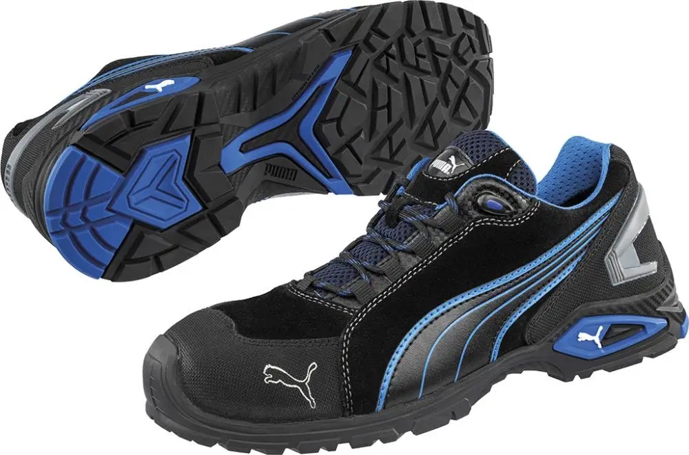 PUMA Halbschuh 642750 S3 SRC schwarz/blau Gr. 44 Sale