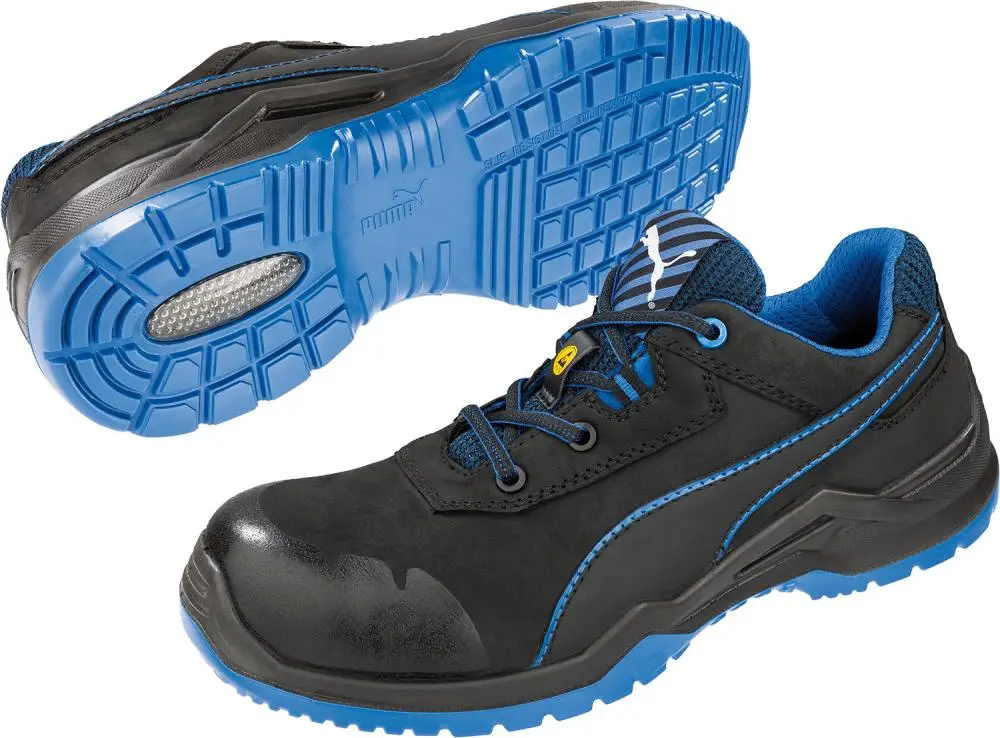 Rabatt PUMA Halbschuh 644220, ESD,S3,Gr.47,schwarz/blau