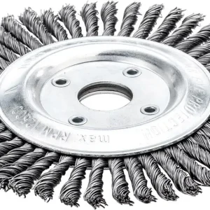 Nur Für Kurze Zeit LESSMANN Pipelinebürste Stahldraht115x6mm gezopft 0,5mm