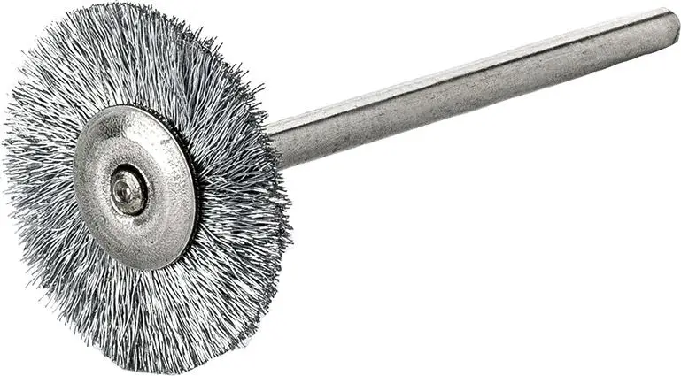 Beliebt LESSMANN Miniatur-Rundbürste Stahldraht gew. 22x0,1mm