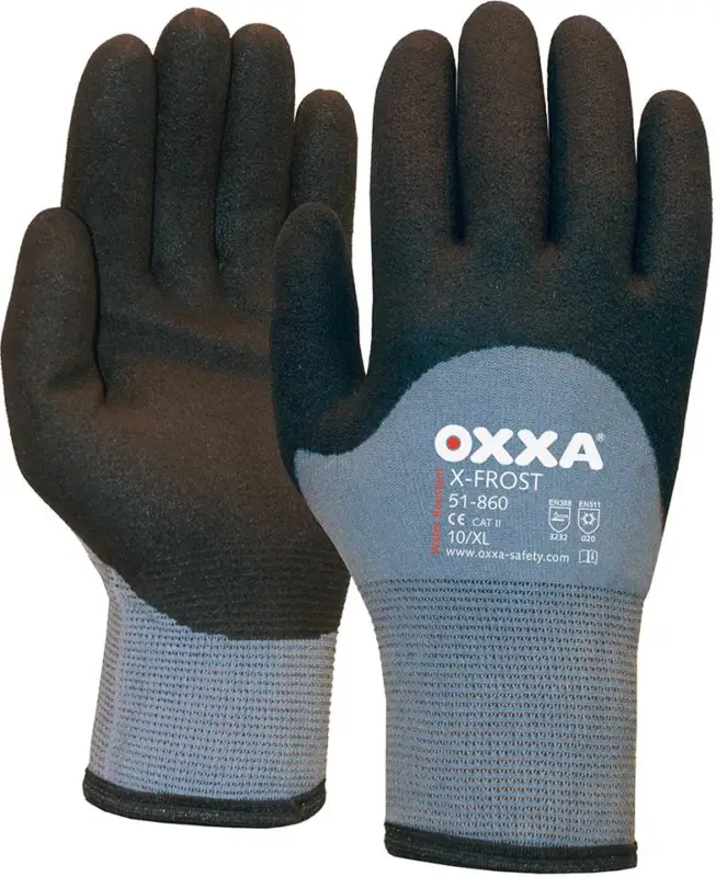 Top-Preis OXXA Handschuh X-Frost, Gr.10, grau-schwarz