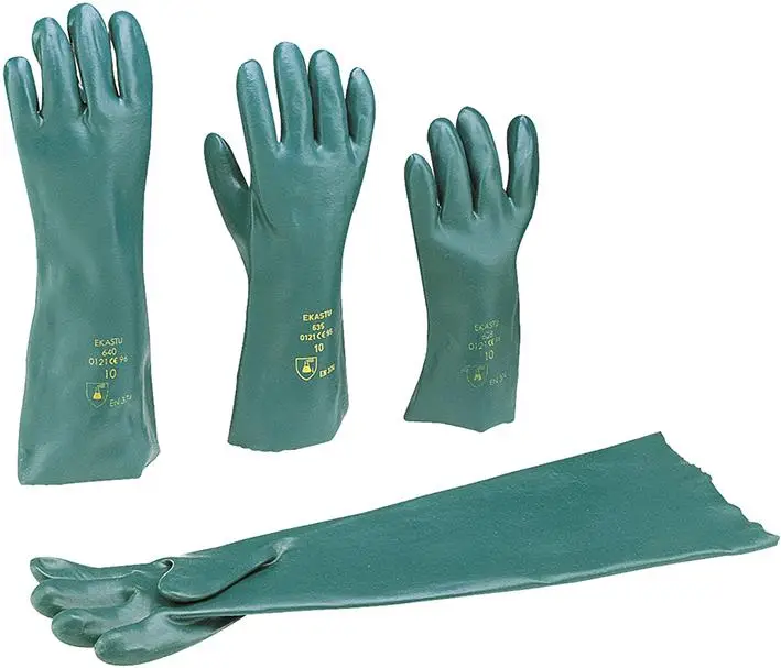 EKASTU SAFETY Handschuh 635, Gr. 10, 35 cm lang, grün Preis Gesenkt