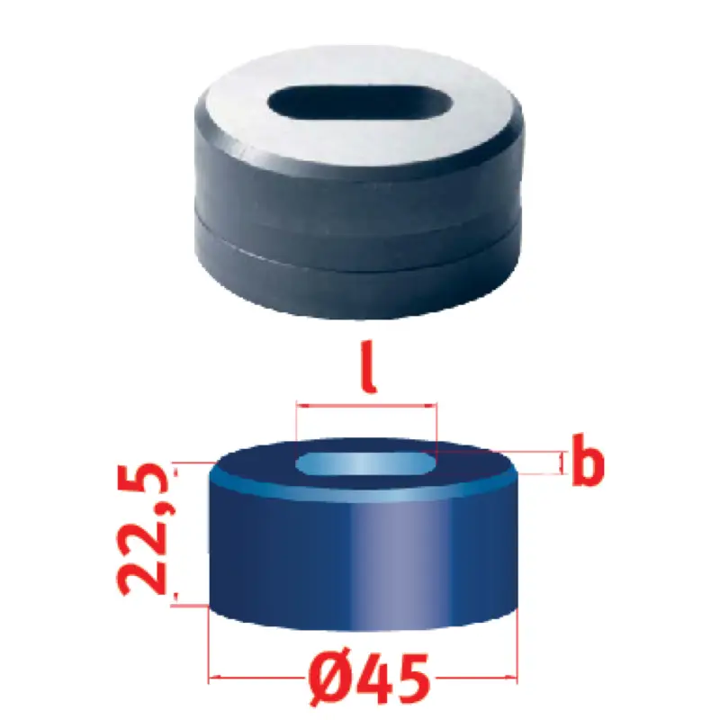 Metallkraft Langlochmatrize Nr.45 10,0 x 21,0 mm Sonderangebot