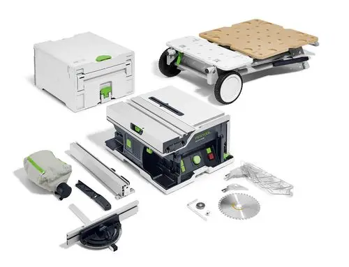 Sonderaktion FESTOOL Akku-Tischkreissäge CSC SYS 50 EB-Basic-Set