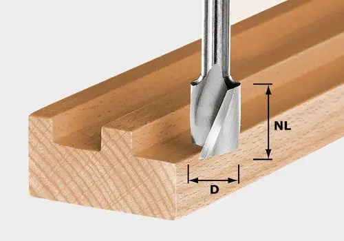 Saisonangebot FESTOOL Spiralnutfräser HS Spi S8 D10/30