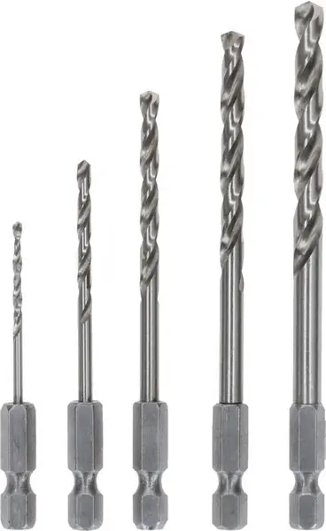 Markenware BOSCH PRO Metal HSS-G Hex Spiralbohrer Set, 5-tlg.