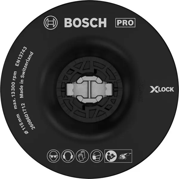 BOSCH PRO Stützteller Medium, 115 mm, X-Lock Must-Have