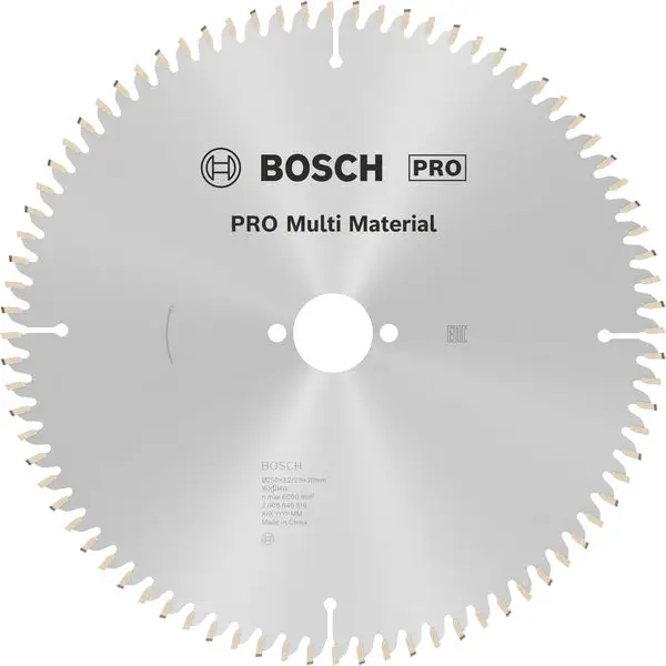 Preisreduziert BOSCH PRO Multi Material Kreissägeblatt, 250 x 3,2 x 30 mm
