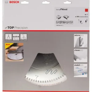 Geprüft BOSCH Kreissägeblatt Top Precision Best for Wood S 300 x 30 - 96