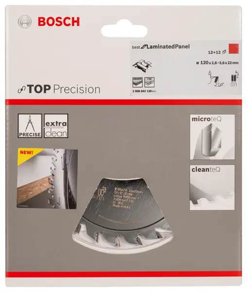 Preisreduziert BOSCH Vorritzblatt Top Precision Best for Laminated Panel, 120 x 22 x 2,8 - 3,6 mm