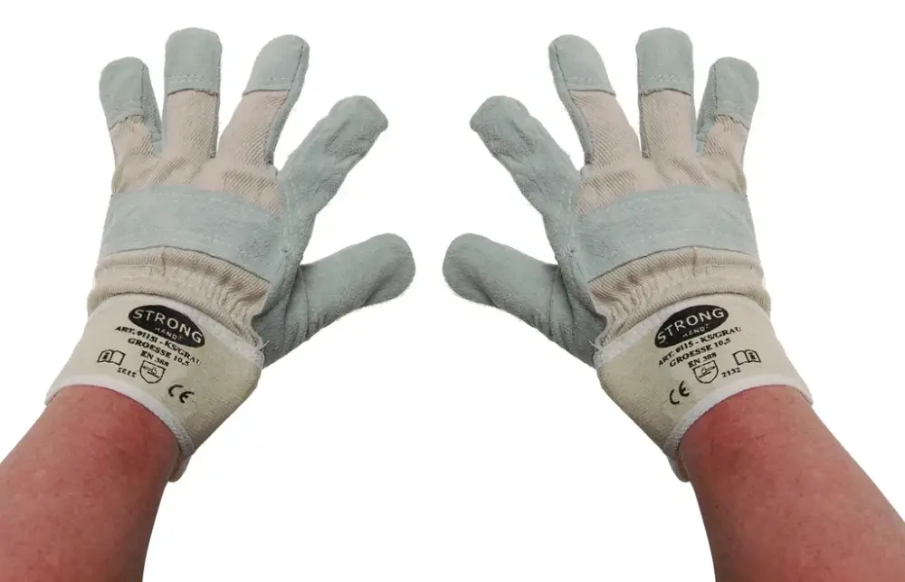 Versand Am Gleichen Tag Arbeitshandschuhe Leder, gefüttert, Größe 10,5