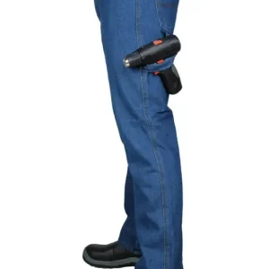 Arbeitsjeans aus strapazierfähigem Denim, Farbe blau, Gr. 48 Schneller Versand