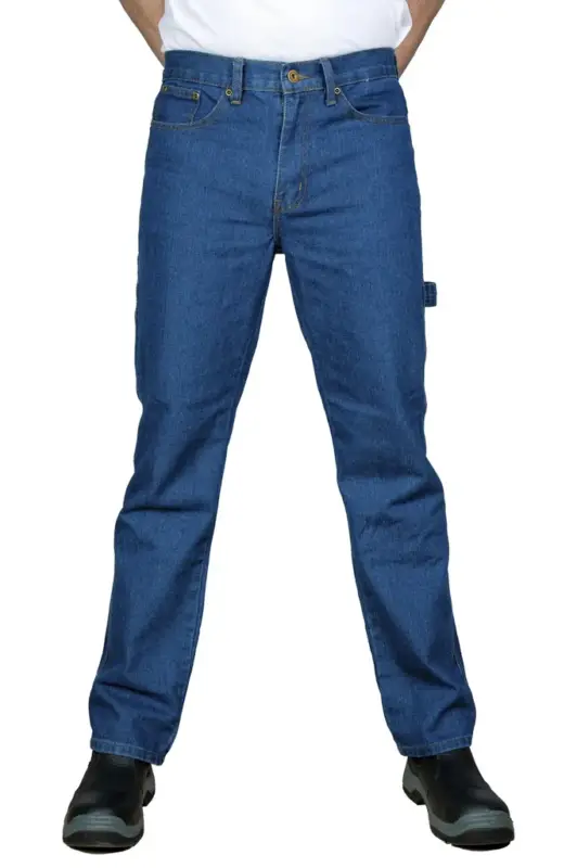 Rabatt Arbeitsjeans aus strapazierfähigem Denim, Farbe blau, Gr. 51