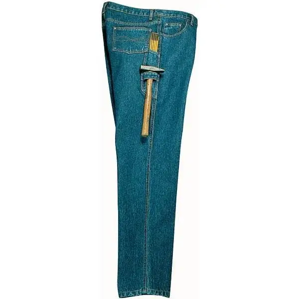 Bestseller Arbeitsjeans aus strapazierfähigem Denim, Farbe blau, Gr. 57