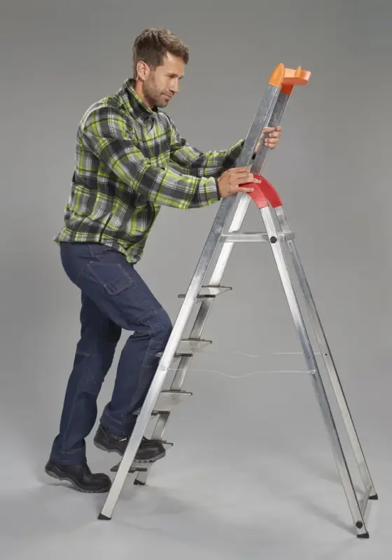 Sonderaktion Arbeitsjeans mit Kniebesatz, Farbe blau, Gr.48