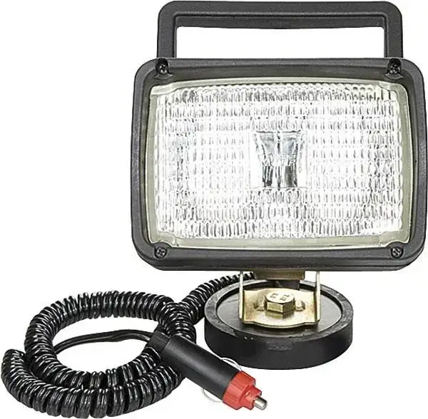Must-Have Arbeitsscheinwerfer mit Griff, Ein-/Ausschalter, ca. 2 m Kabel, Stecker 2-polig, Magnetfuß