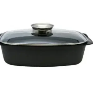 Beliebt Aroma-Bräter, 4,5 Liter, 40 x 23 x 13 cm, Aluguss Universalbräter mit Aroma-Deckel